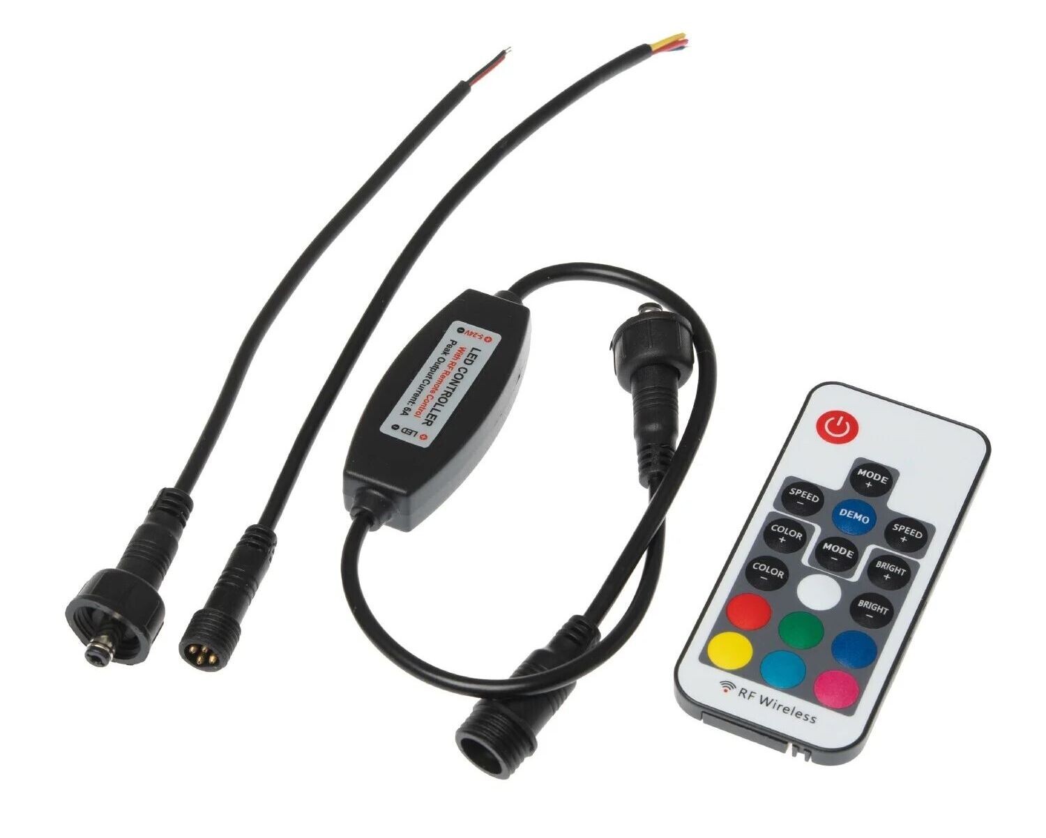 T-LED Mini stmívač s ovladačem RF6A pro RGB LED pásky 063954