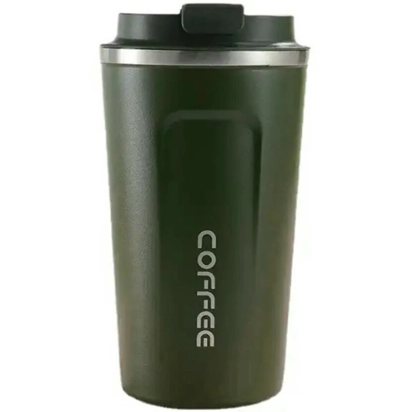 Termoska dvoustěnná Teesa Coffee 510 ml - olivová