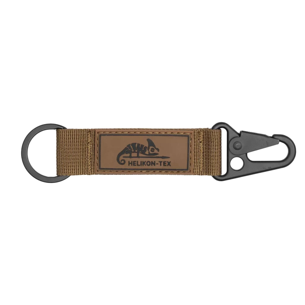 Klíčenka s karabinou Helikon Snap Hook Logo - coyote