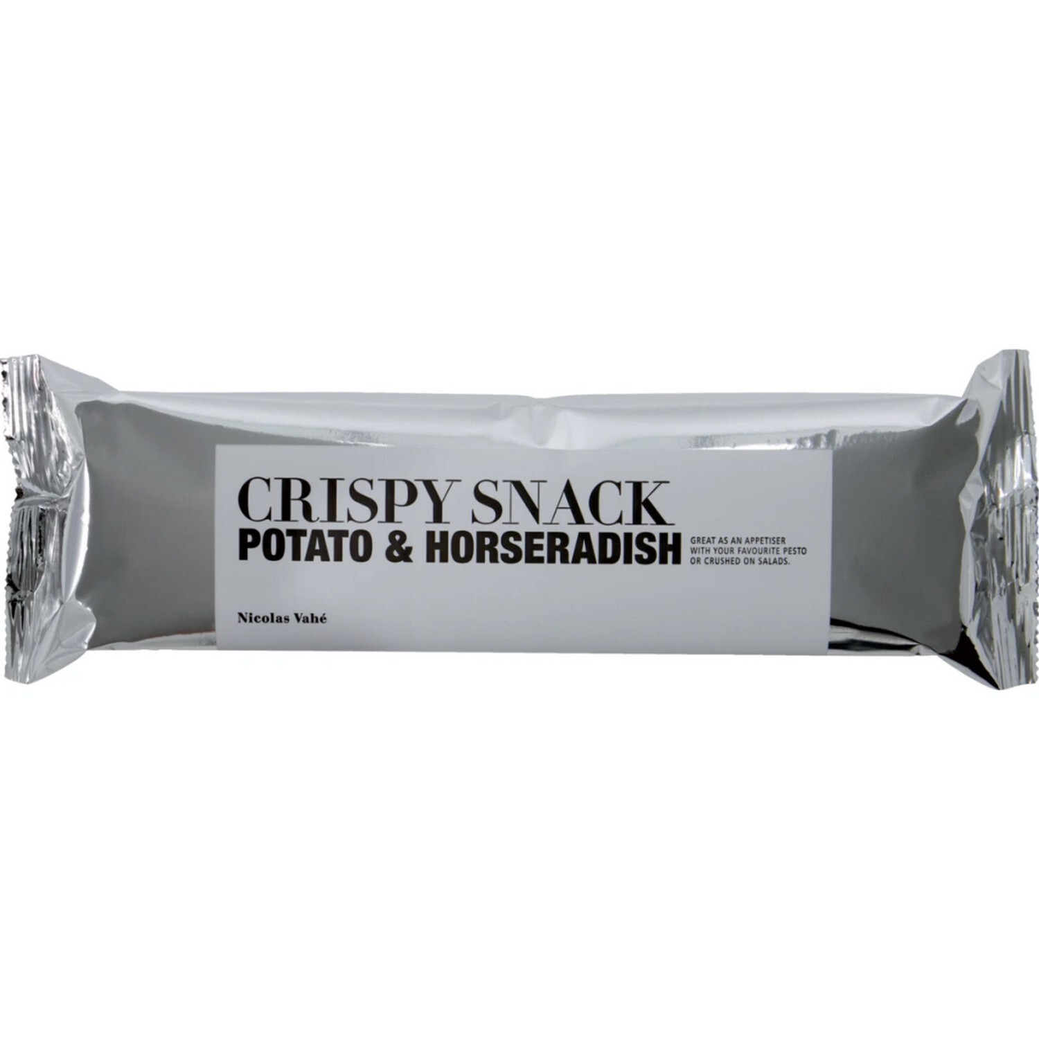 Crispy snack s příchutí brambor a křenu POPATO & HORSERADISH Nicolas Vahé