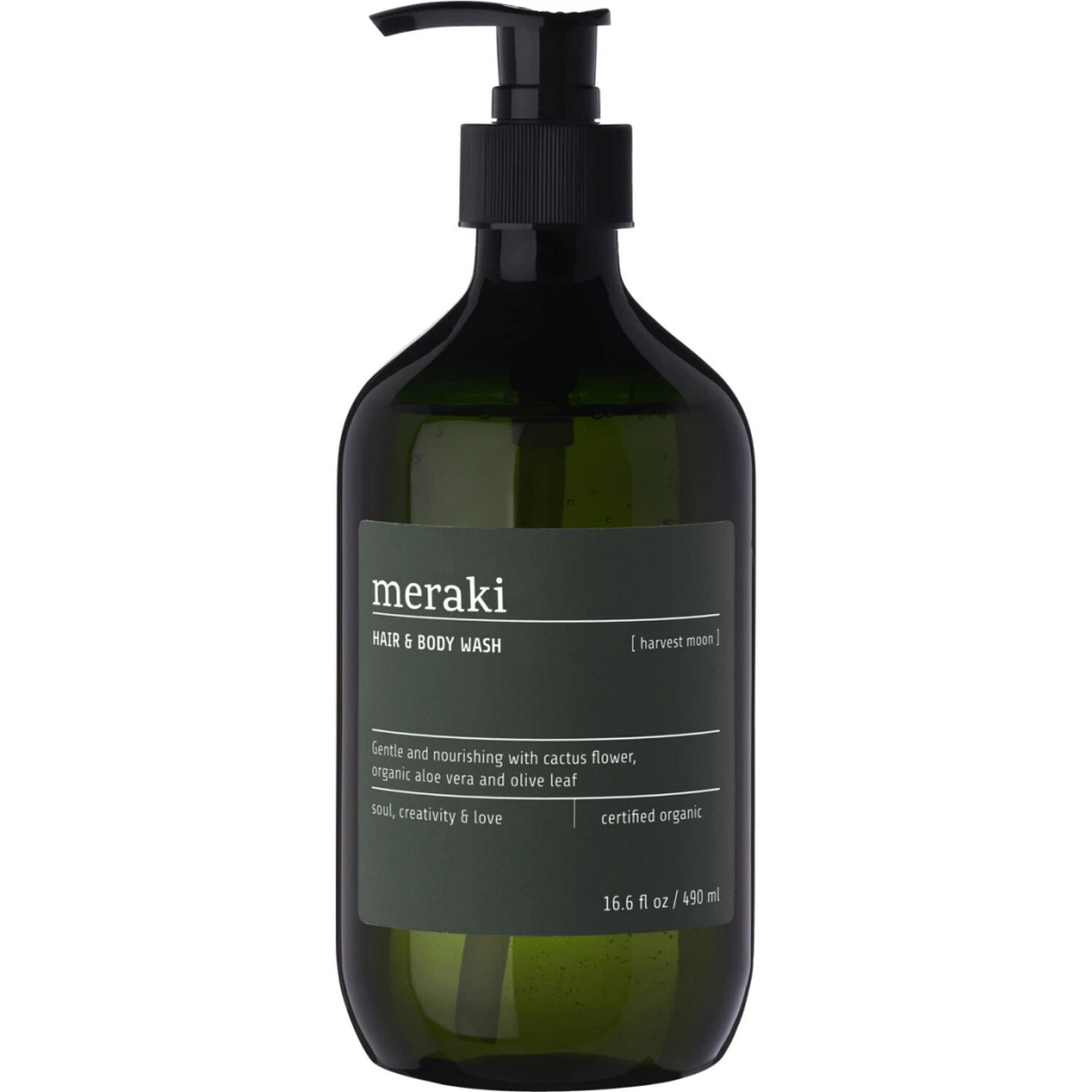 Pánský sprchový gel na tělo a vlasy 490 ml Meraki MEN