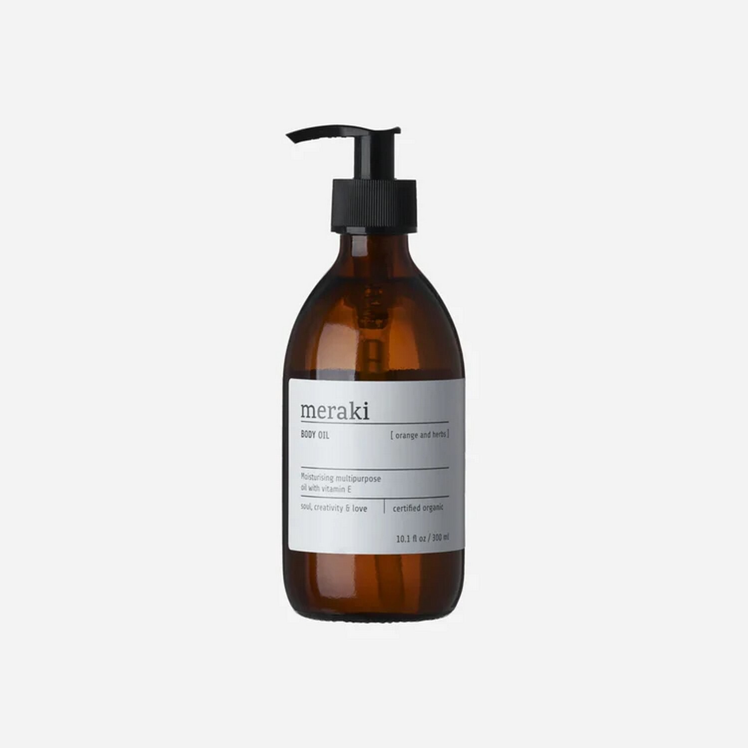 Multi olej na pokožku, odlíčení a vlasy 300 ml Meraki ORANGE & HERBS