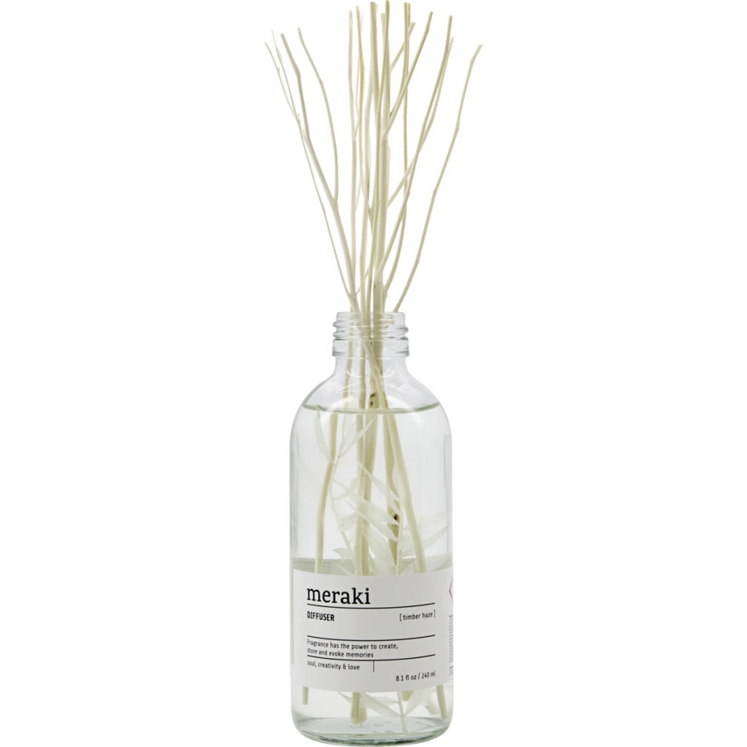 Vonný difuzér 240 ml Meraki TIMBER HAZE