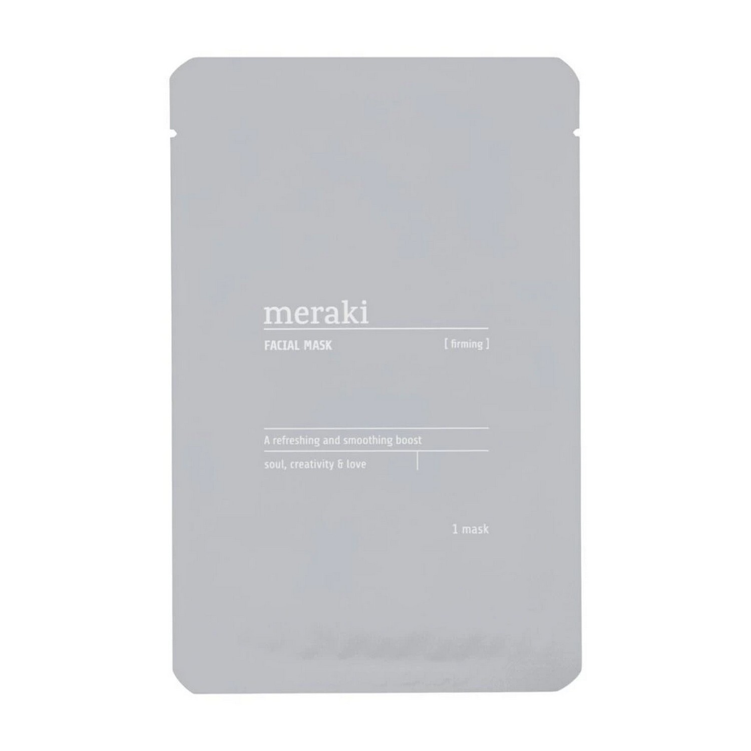 Zpevňující pleťová maska Meraki FACIAL MASK