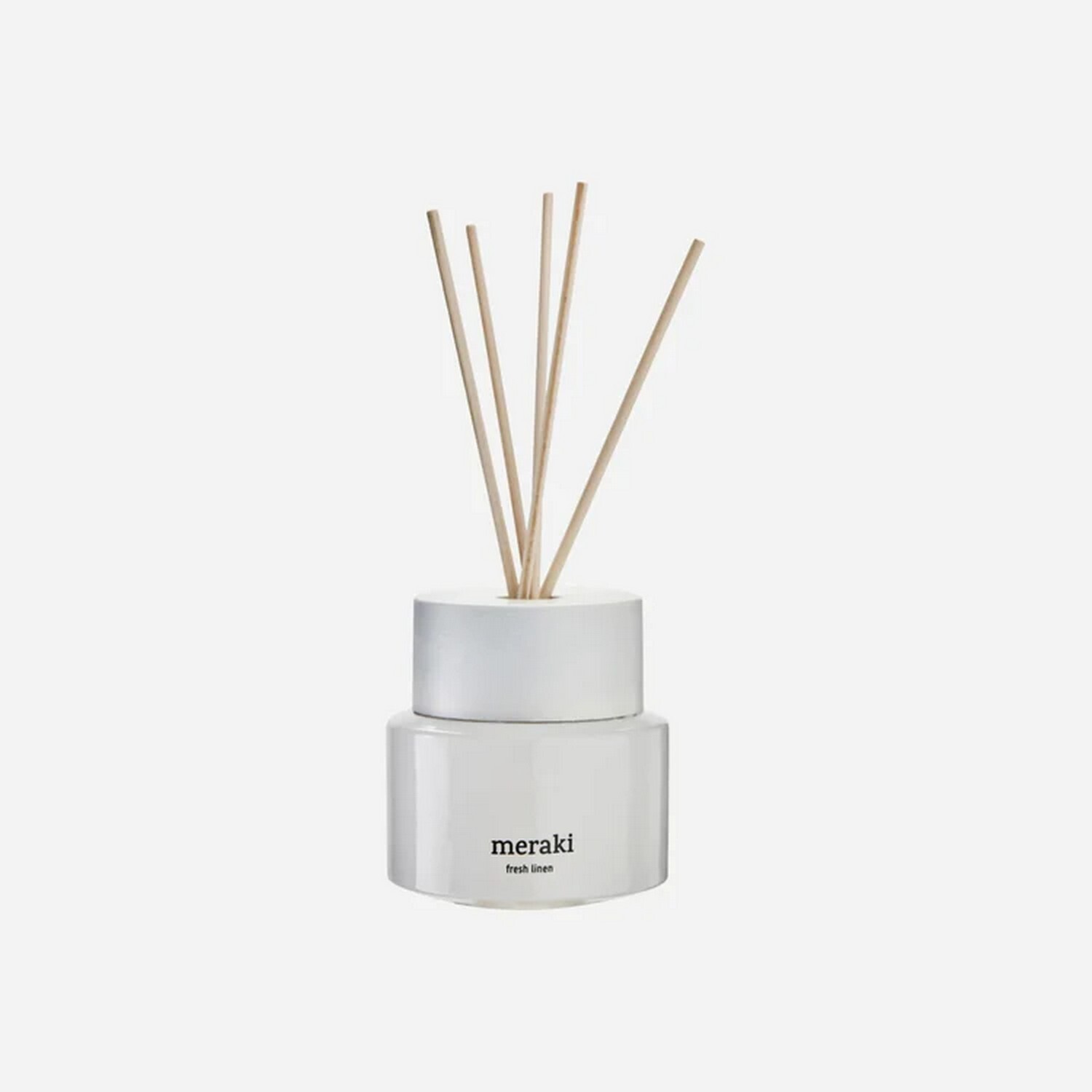 Vonný difuzér 100 ml Meraki FRESH LINEN - bílý