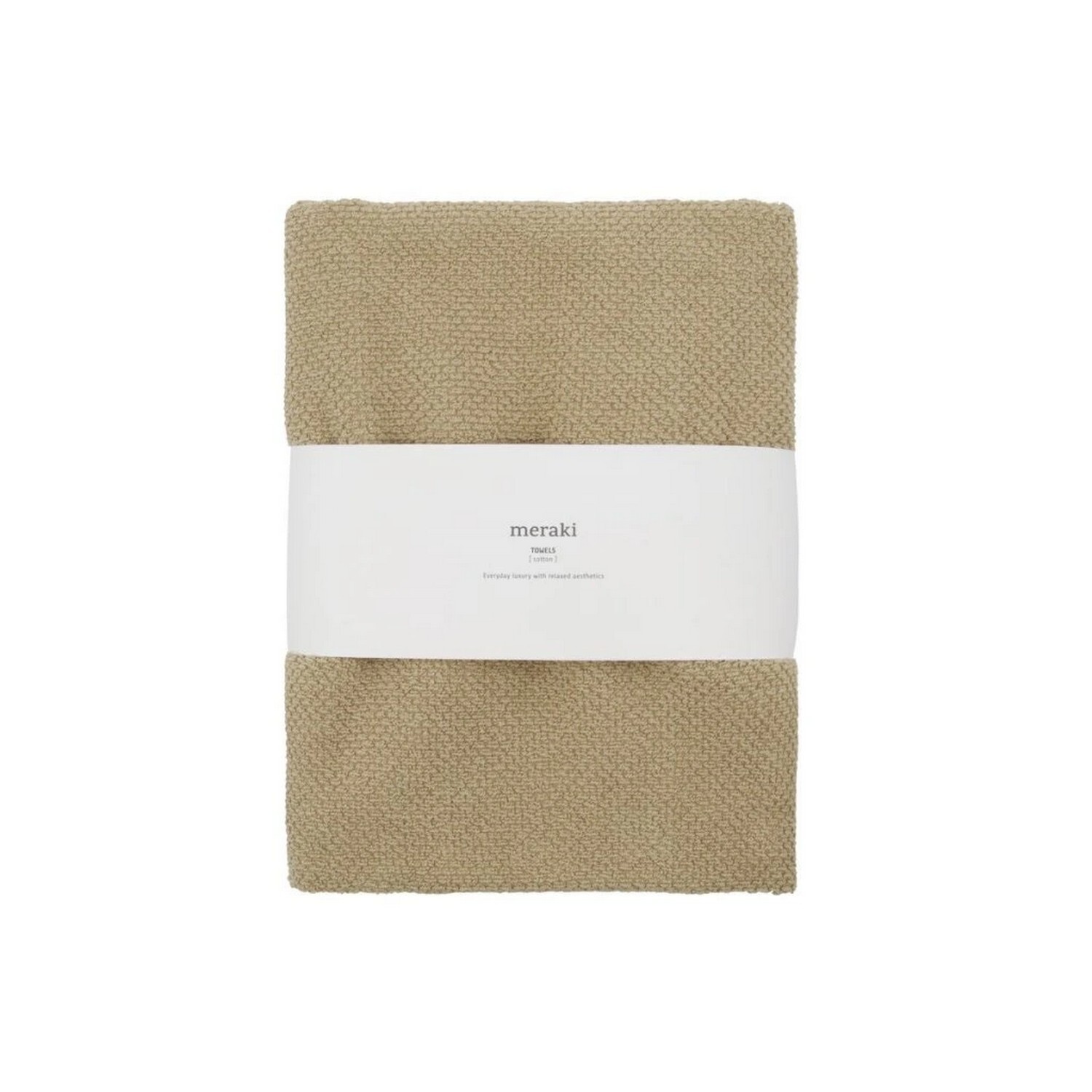 Sada 2 ks ručníků 50x100 cm Meraki SOLID - hnědá