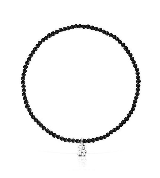 Tous Fashion dámský náramek z onyxu Bold Bear 1003881900