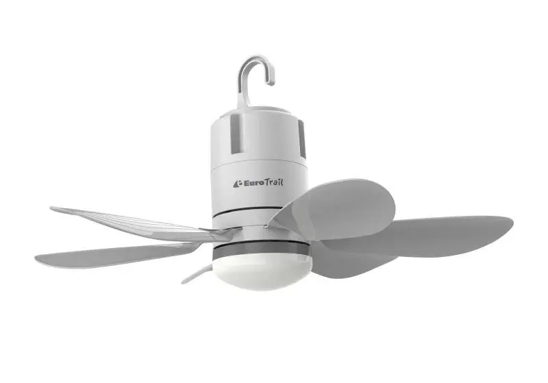 Eurotrail Nabíjecí stropní ventilátor s osvětlením