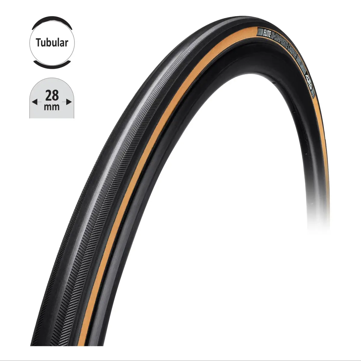 Tufo Galuska ELITE HiCC carbon 28 črn-béž 28