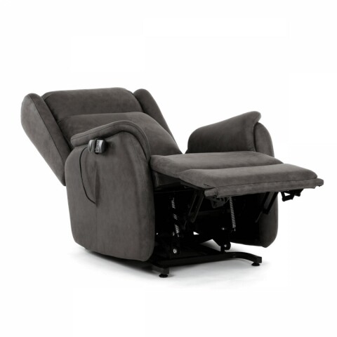 Polohovací křeslo, elektrické kabelové ovládání, černá, látka vintage, TV-L8902 BK3 TV-L8902 BK3 Autronic