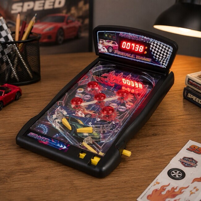 Elektronický stolní pinball Racing Car