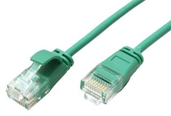 Roline GREEN UTP patchkabel kat. 6a, tenký, LSOH, 1,5m, zelený
