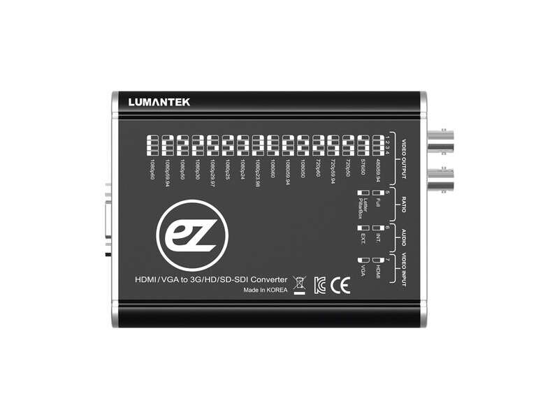 Lumantek HDMI/VGA to 3G/HD/SD-SDI Converter with Scaler