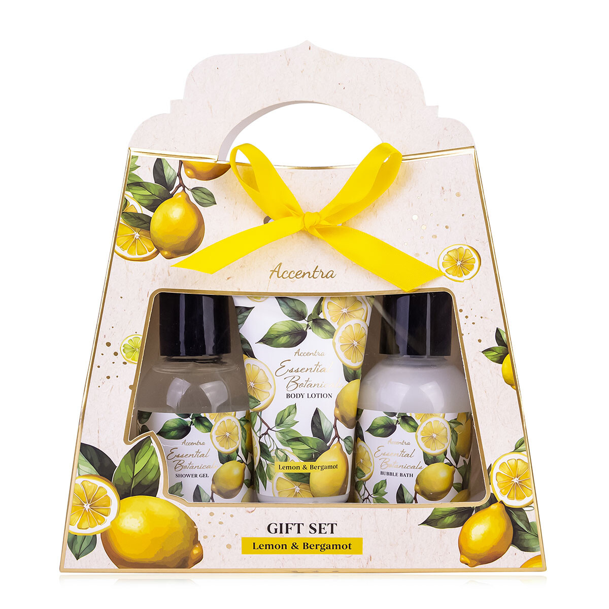 Accentra Dárková sada do koupele Lemon & Bergamot Essential Botanics