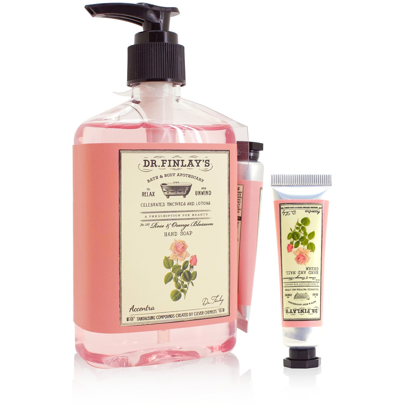 Accentra Dárková sada péče o ruce Rose & Orange Blossom Dr. Finlay`s
