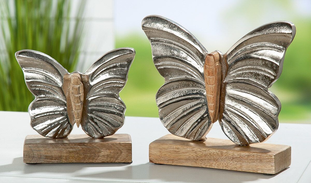 Gilde Hliníkový stojan Butterfly Relief