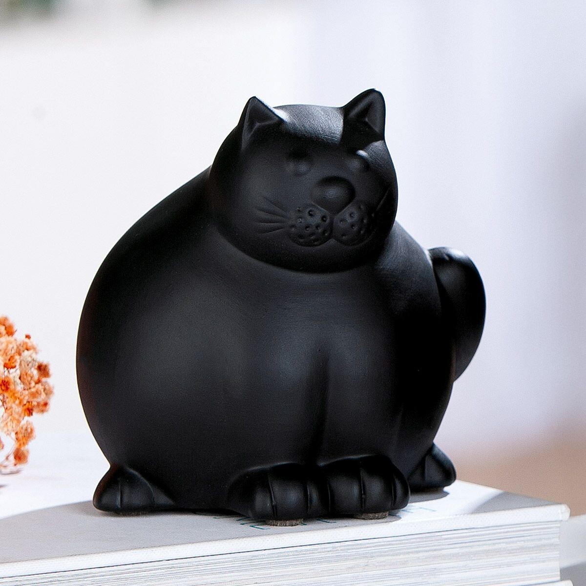 Gilde Kočičí figurka z keramiky