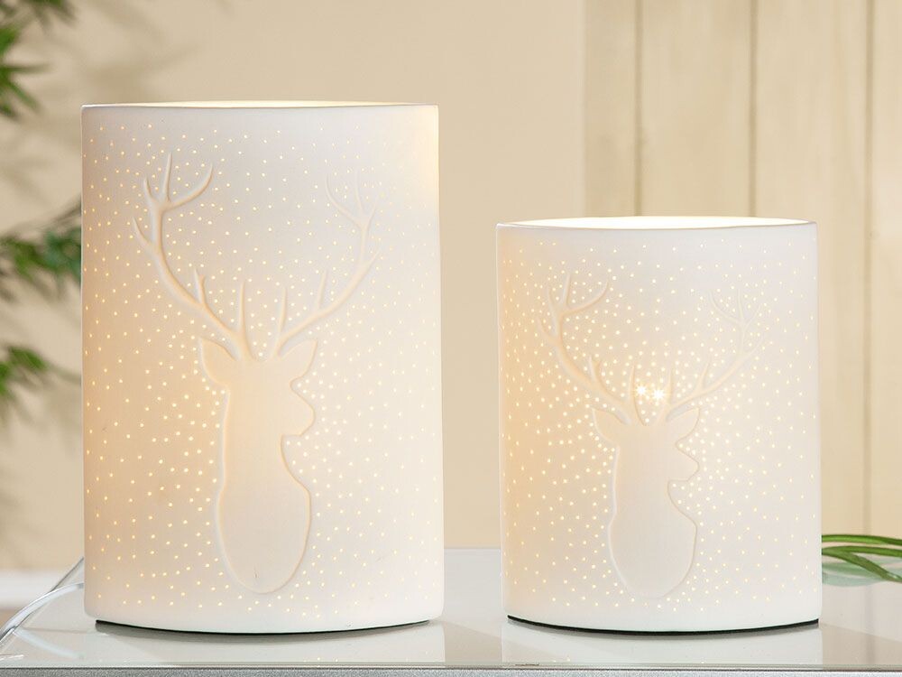 Gilde Porcelánová lampa