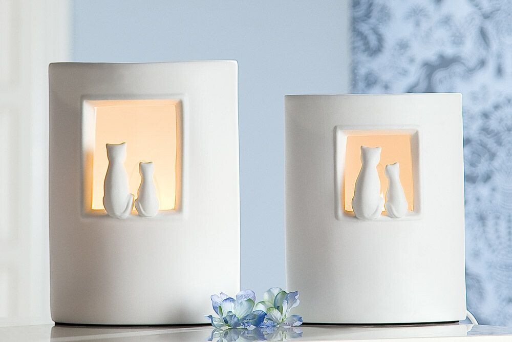 Gilde Porcelánová stolní lampa 