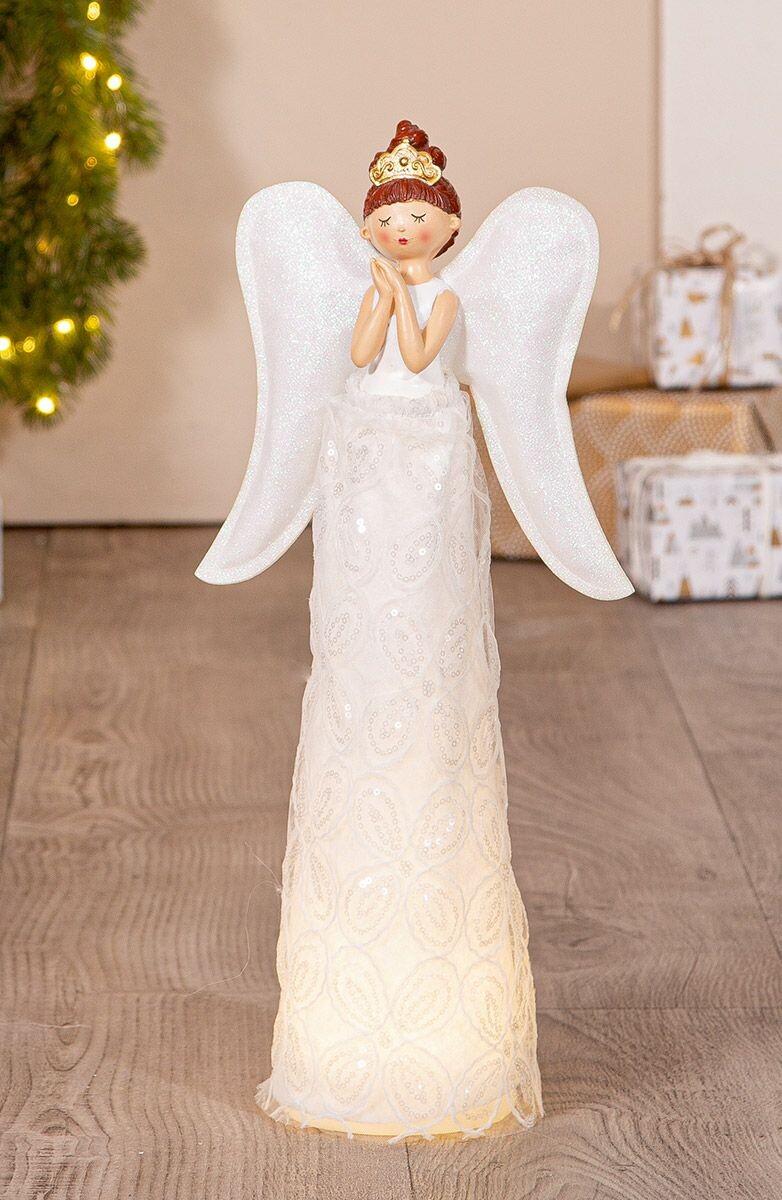 Gilde LED andělská figurka 