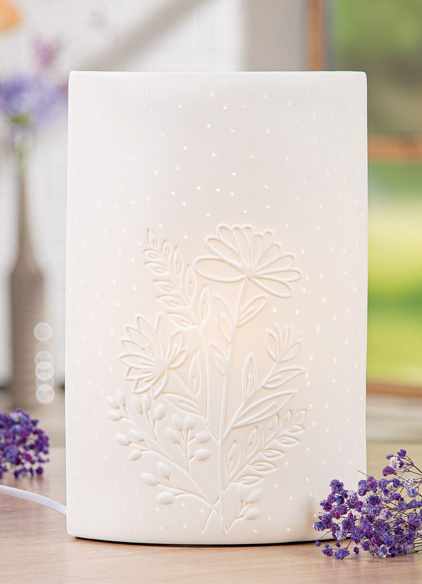 Gilde Porcelánová lampa stolní