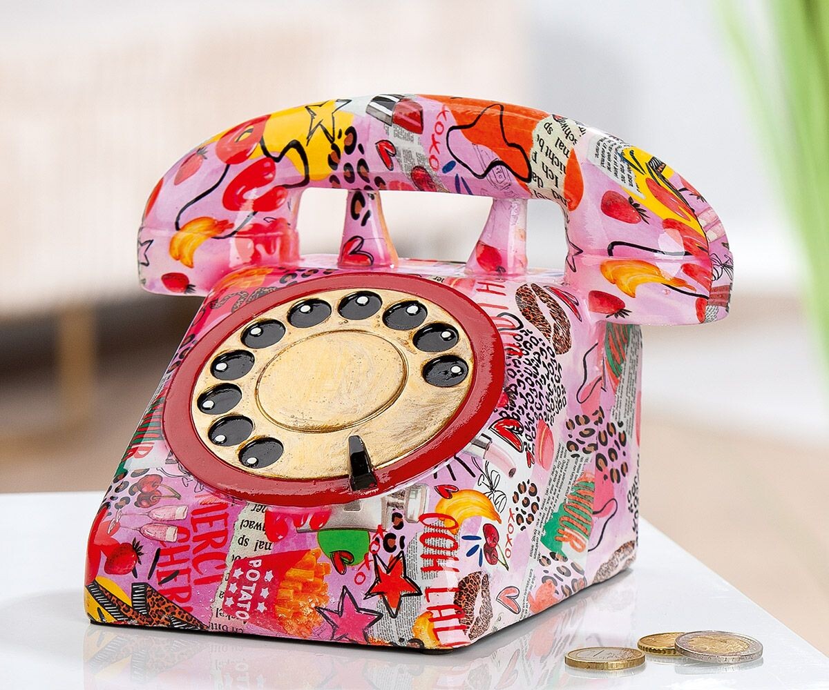 Gilde Pokladnička retro telefon
