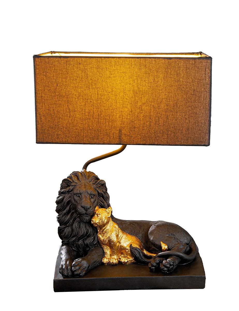Gilde Stolní lampa Lev Lionheart, 46 cm