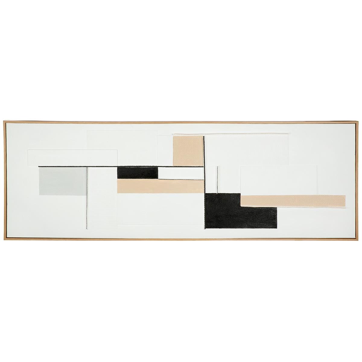 Gilde Obdélníkový abstraktní obraz Tunis, 52 cm