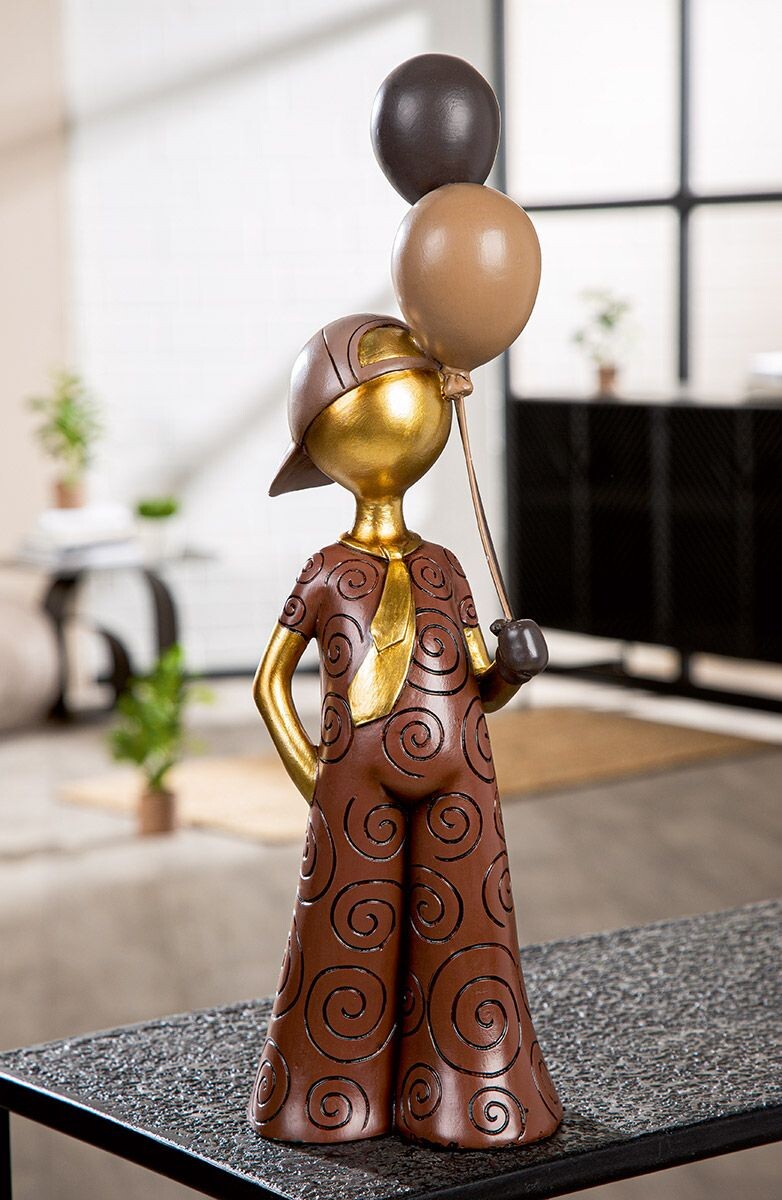 Gilde Figurka chlapce s balónky Ballonjunge, 43 cm
