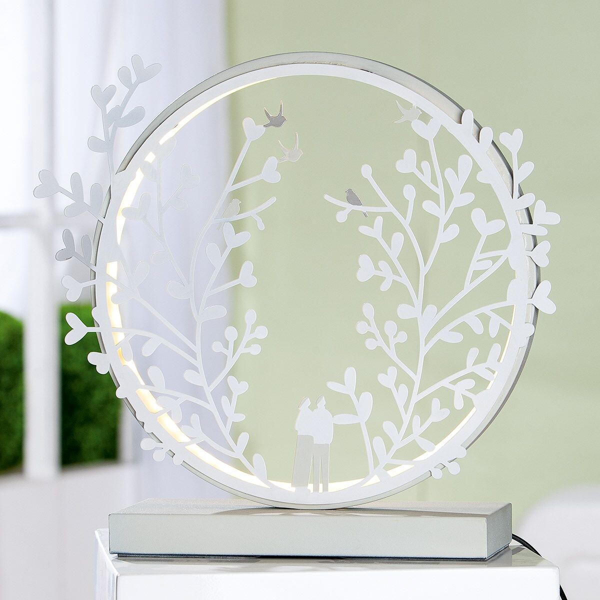 Gilde Stolní LED lampa Moments strom, 32 cm