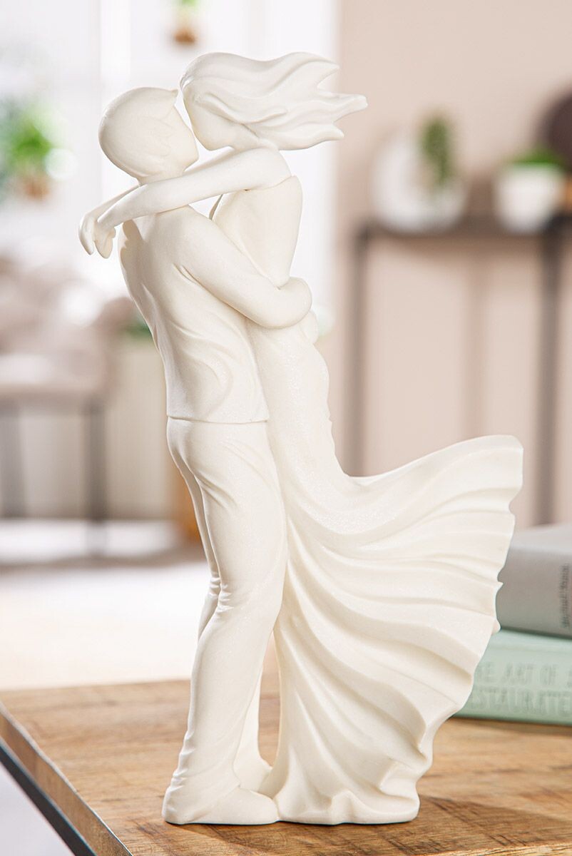 Gilde Socha milenecké dvojice Couple in the wind, 31 cm