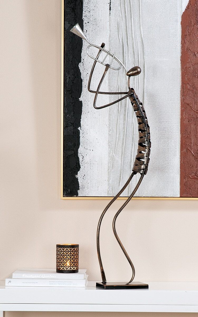 Gilde Kovová dekorace hudebník Band, 93 cm