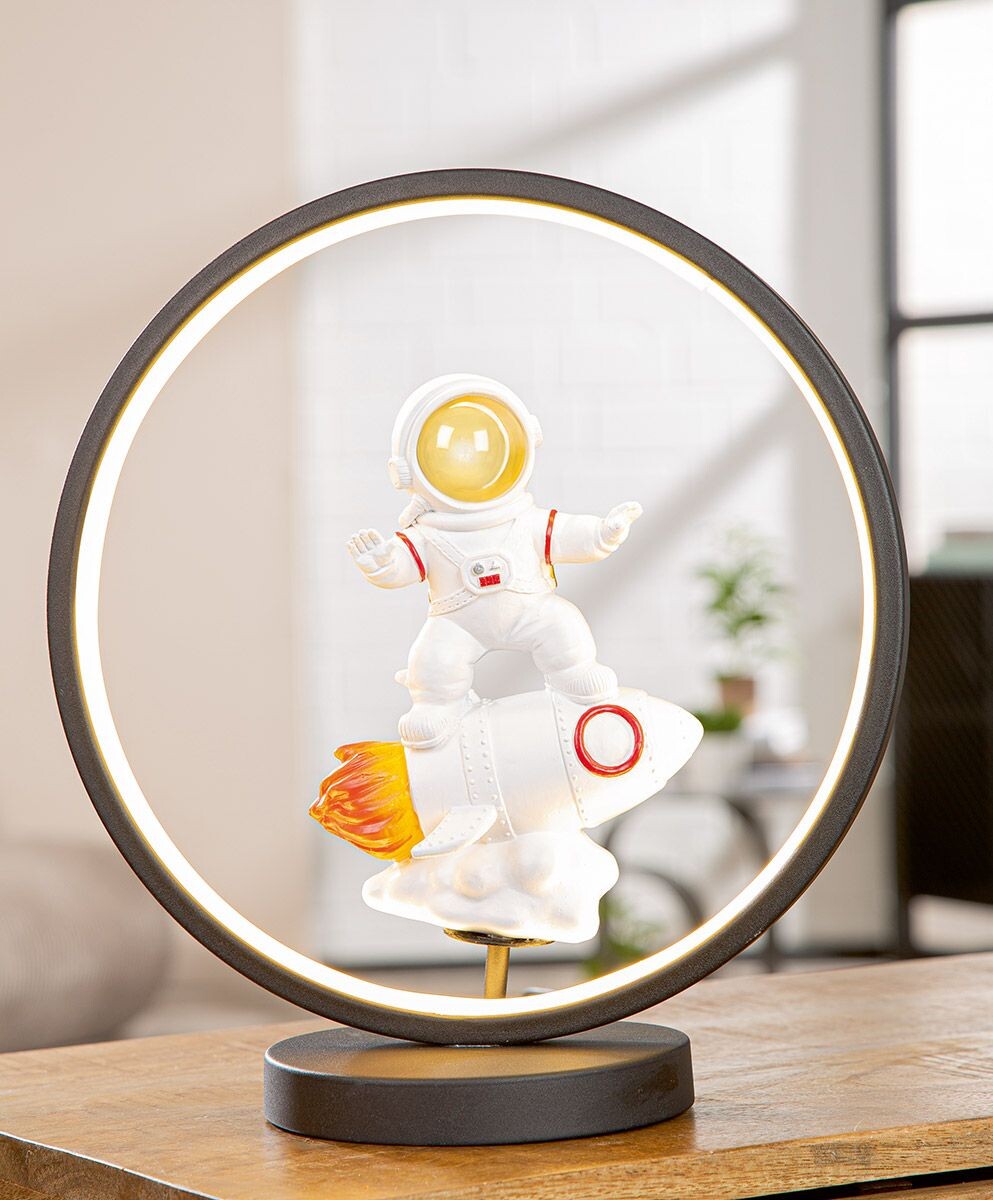 Gilde LED lampa astronaut na Rocket, 33 cm