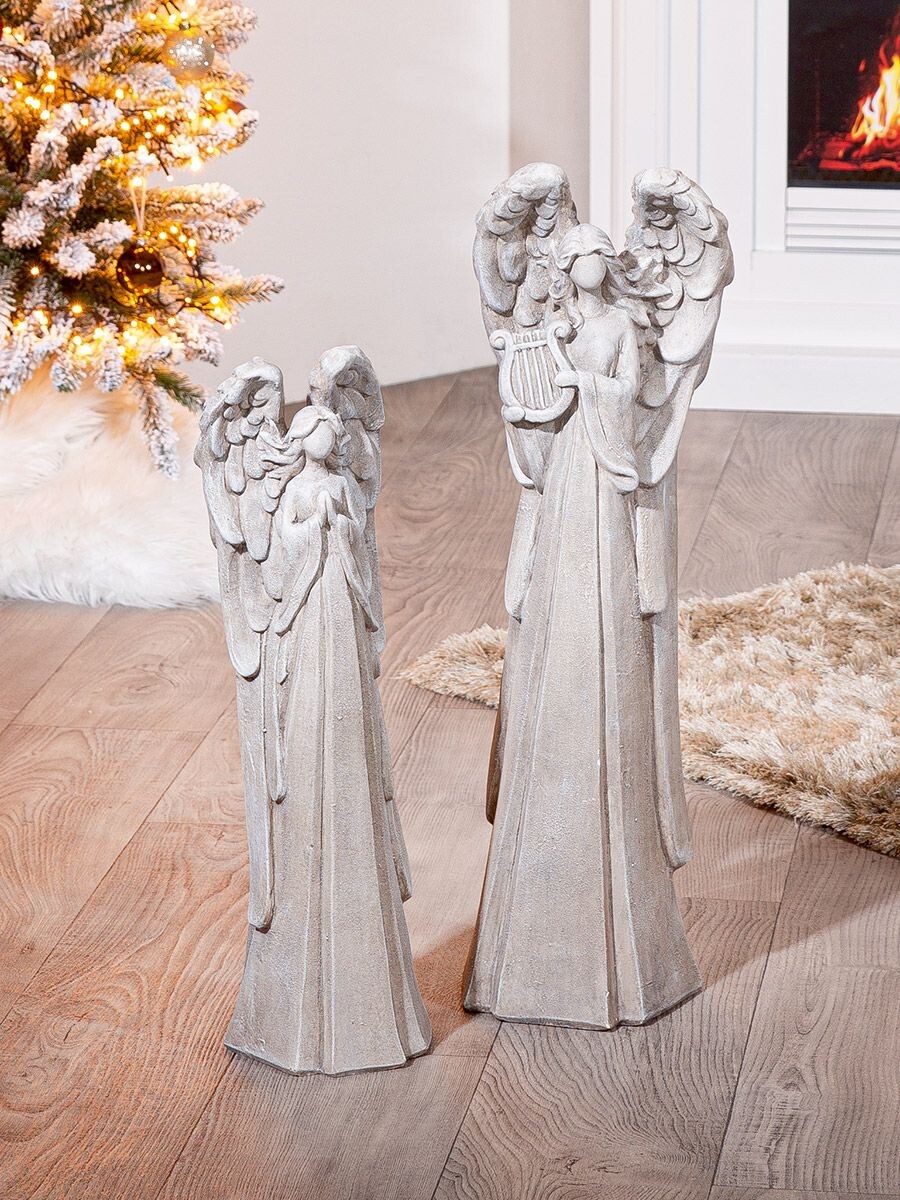 Gilde Andělská figura Magnesia Orgelspiel, 70 cm