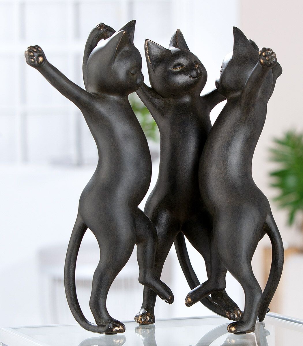 Gilde Socha tancujících koček Gatto, 31 cm