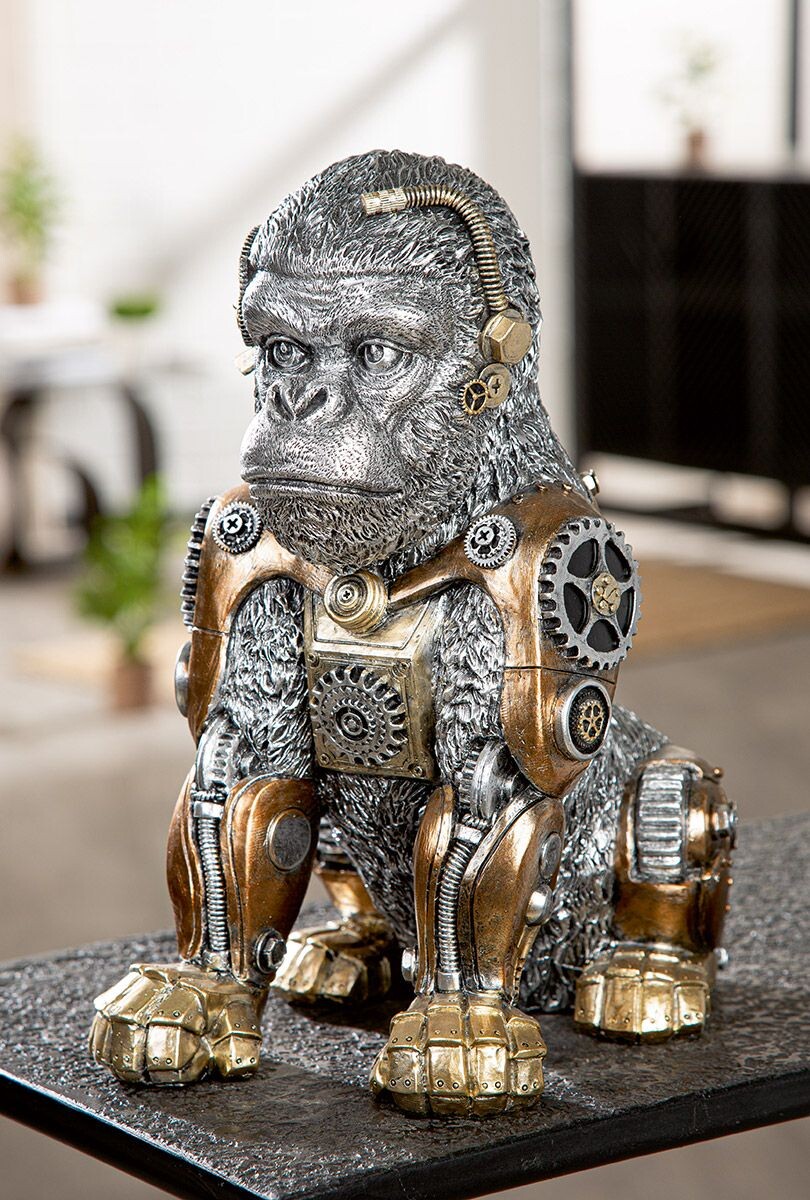 Gilde Soška steampunk gorila Steampunk Gorilla, 31 cm
