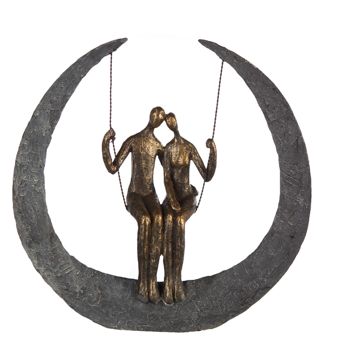 Gilde Socha – kulatá, motiv páru Swing, 30 cm