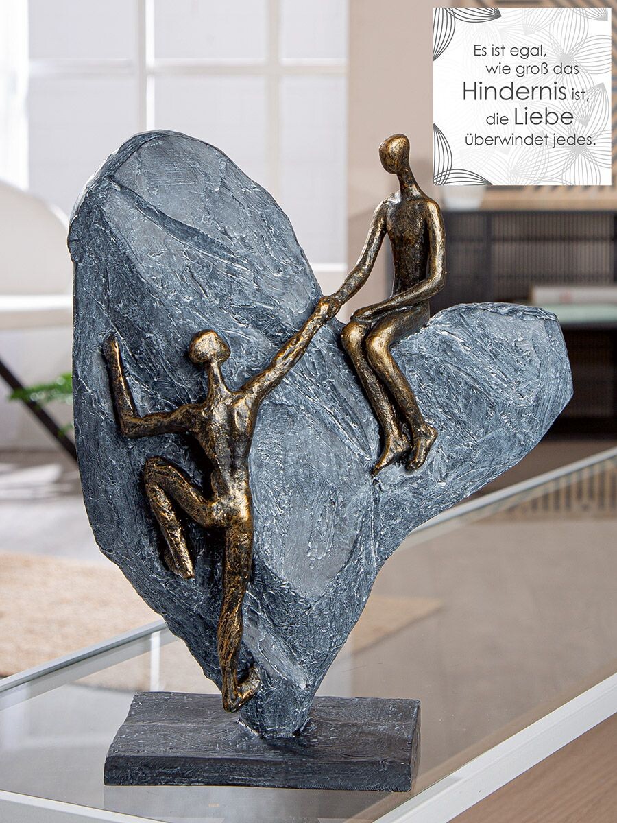 Gilde Srdce – soška se srdcovým motivem Heart of stone, 30 cm