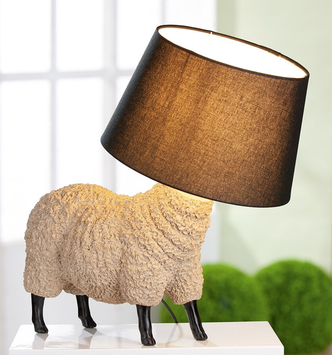 Gilde Stolní lampa Ovce Willson, 50 cm