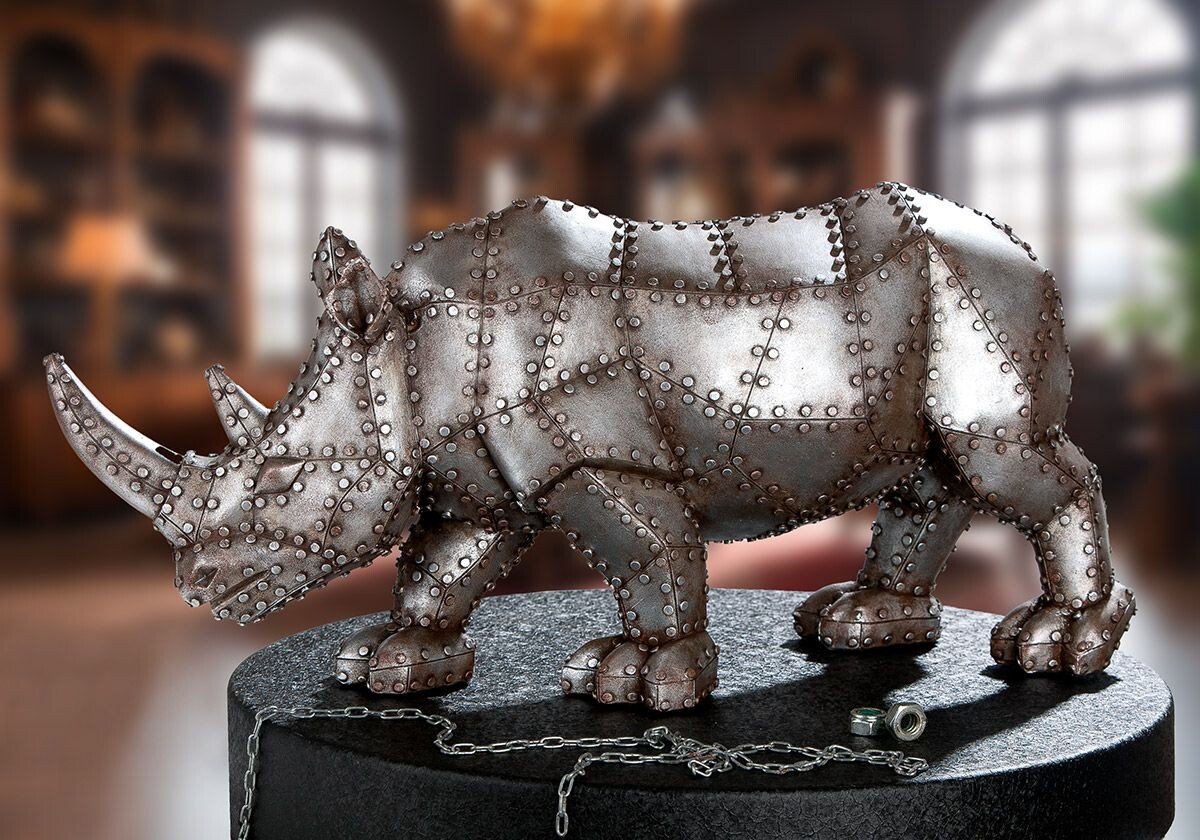 Gilde Figurka nosorožec Rhino, 24 cm
