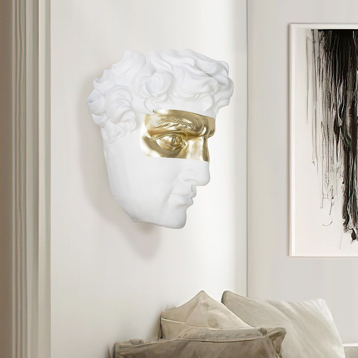 Gilde Nástěnná dekorace Muž Modern David, 51 cm