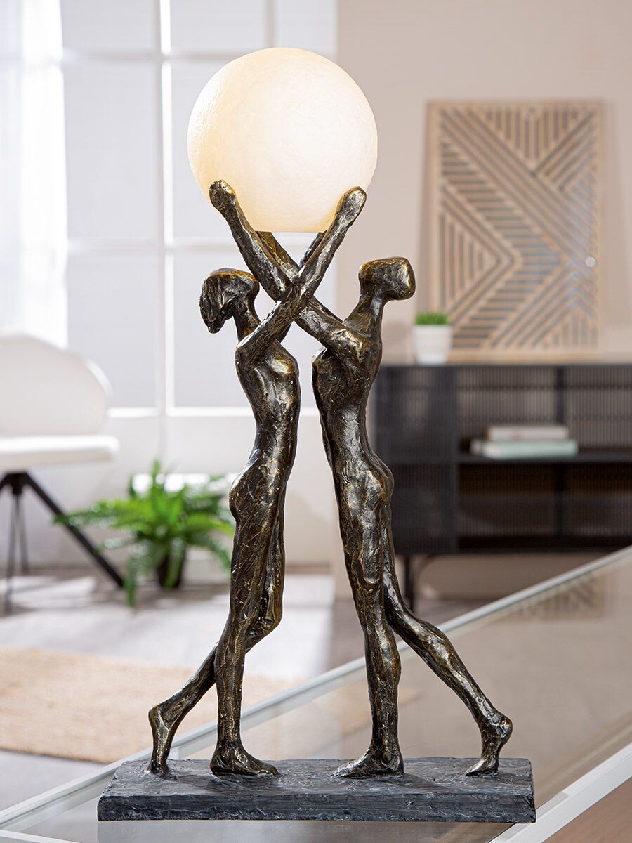 Gilde LED stolní lampa – pár hold the light, 47 cm
