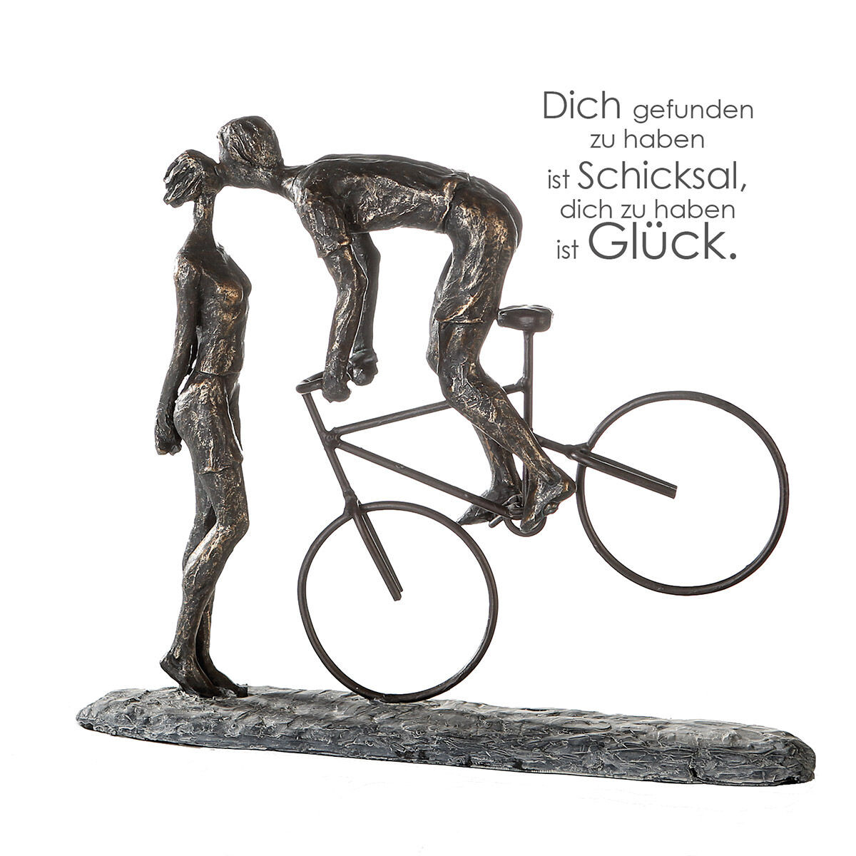Gilde Socha – pár s motivem bicyklu Kiss me, 30 cm