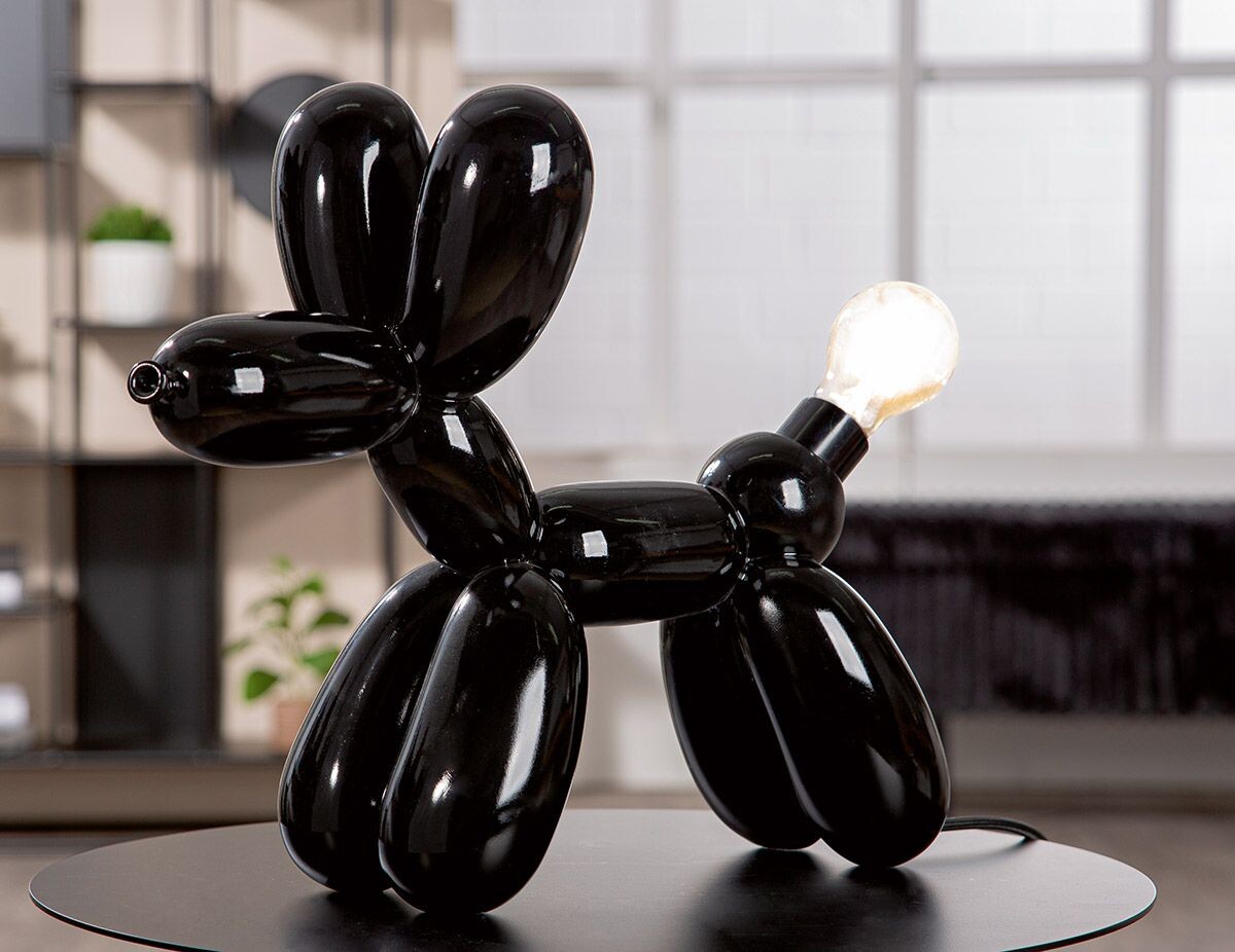 Gilde Stolní lampa Balloon pes Scotty, 36 cm