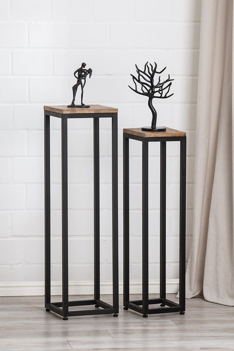 Gilde Sada 2 kovových dekor sloupů, 90 cm