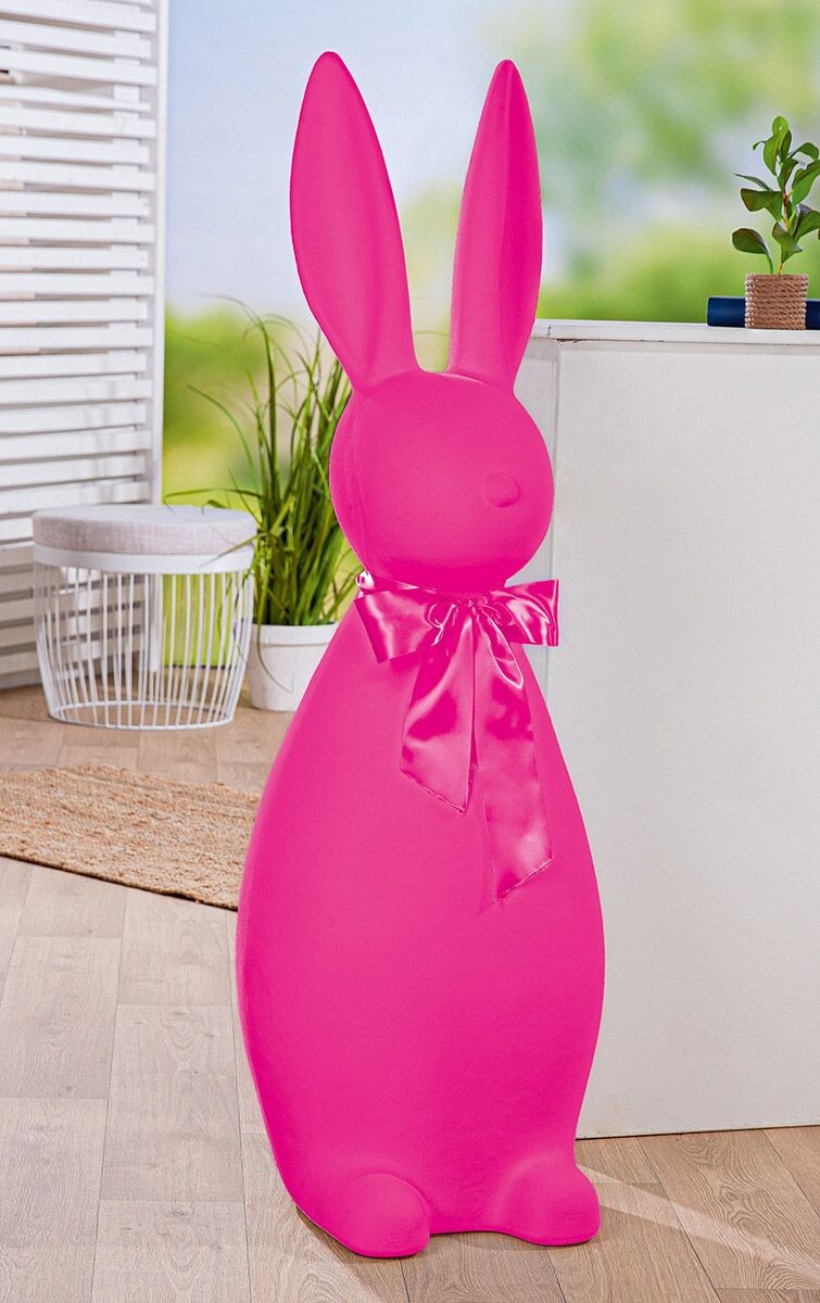 Gilde Dekorativní růžový zajíc Jimmy 1B-Ware, 133 cm