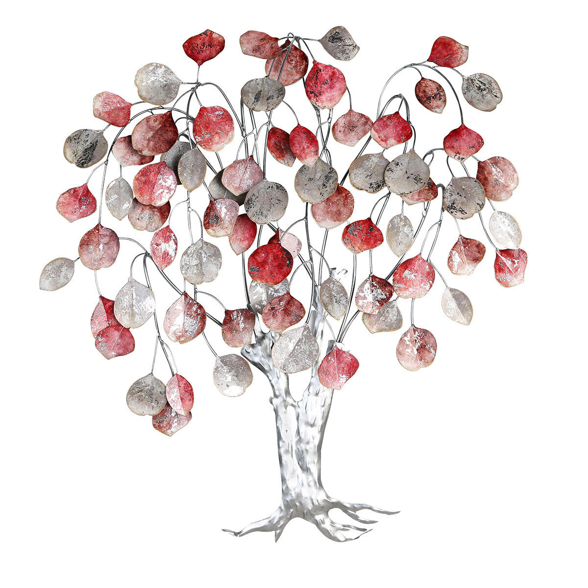 Gilde Nástěnný kovový strom Love Tree, 80 cm