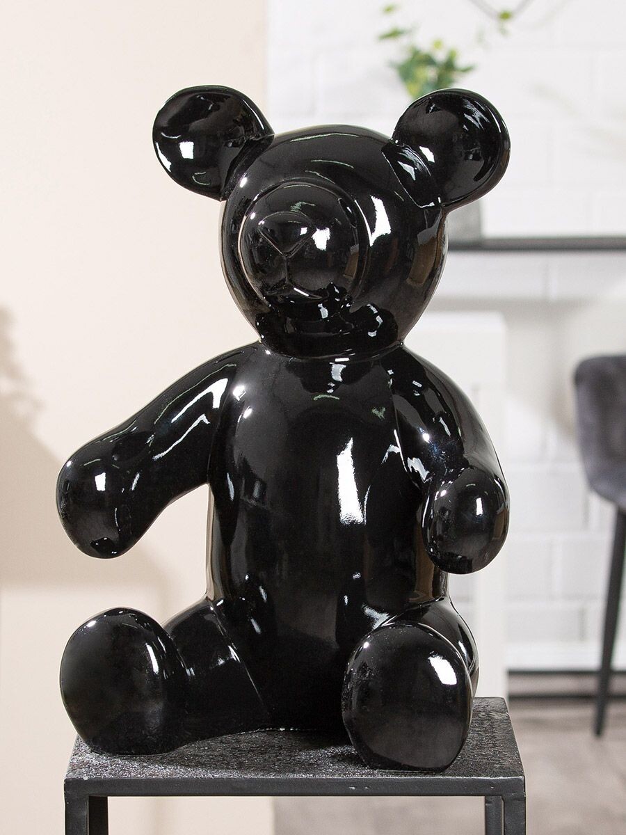 Gilde Černá medvědí figurka pryskyřice, 45 cm
