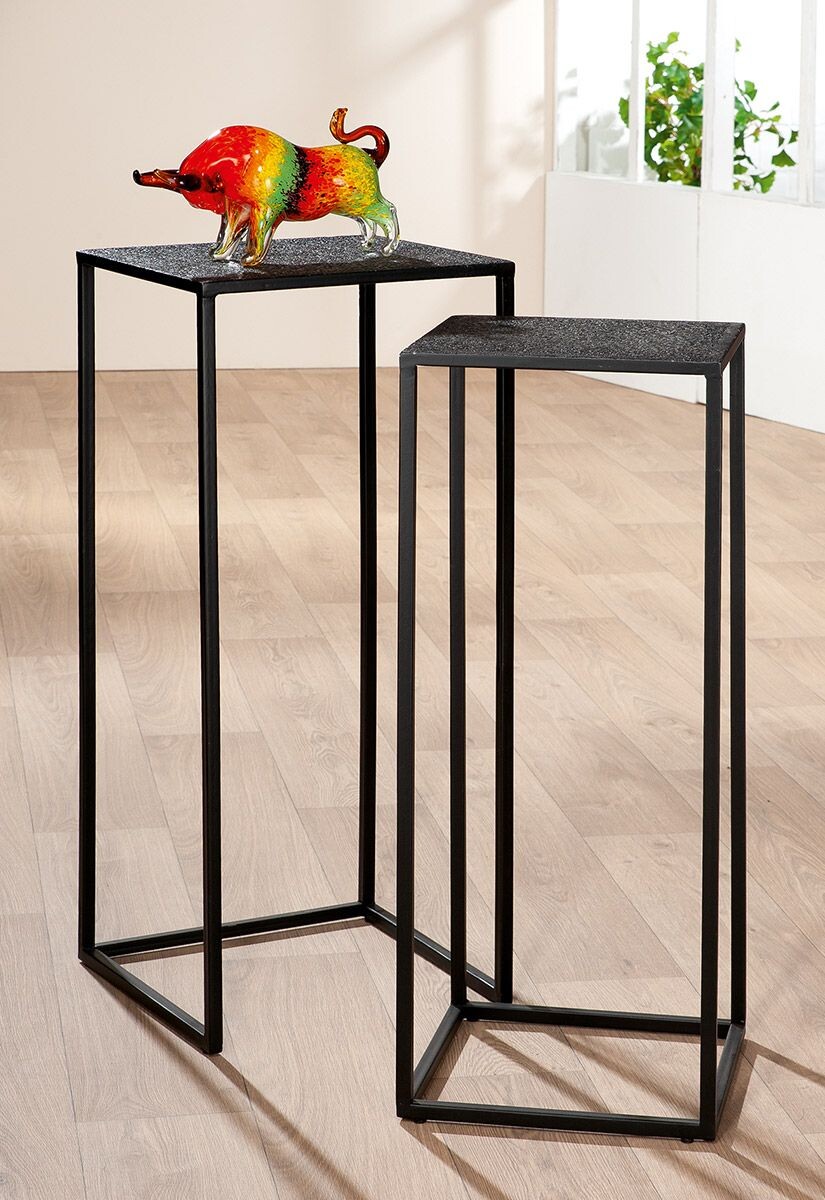 Gilde Sada dvou odkládacích stolků Grenada, 80 cm