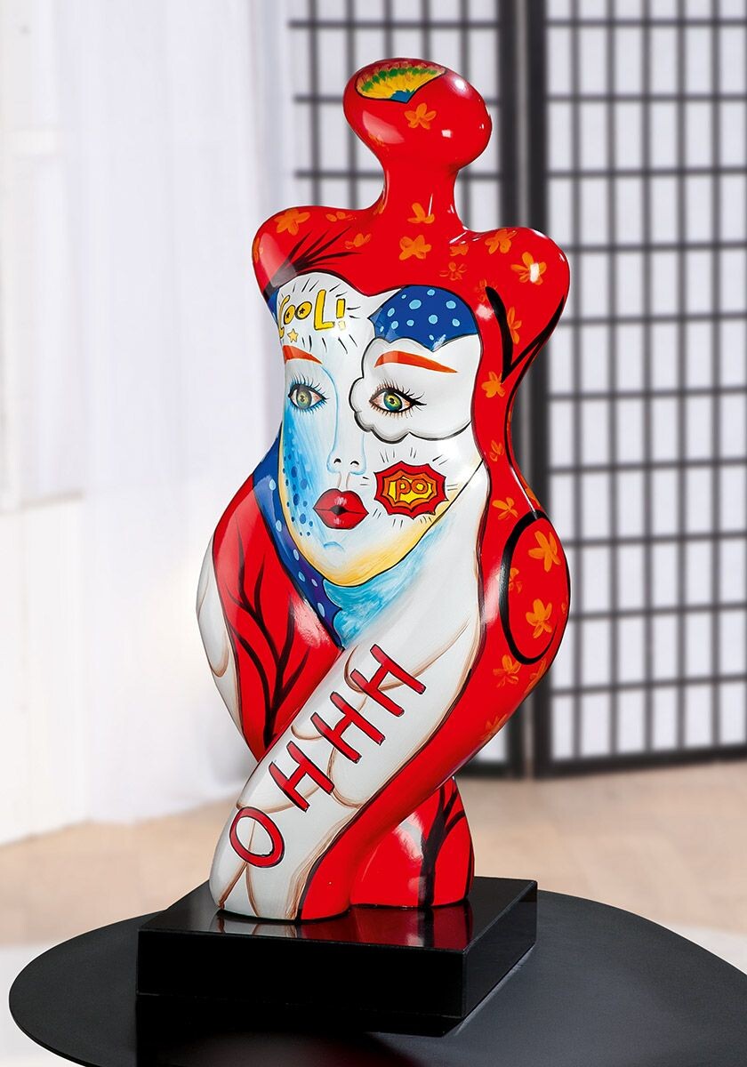Gilde Socha ženy Femme červená, 71 cm
